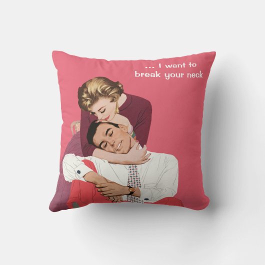 liefde en Romance, Passen getrouwd in roze Kussen (Achterkant)