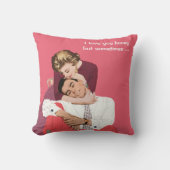  liefde en Romance, Passen getrouwd in roze Kussen (Voorkant)