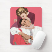 liefde en Romance, Passen getrouwd in roze Muismat (Met muis)