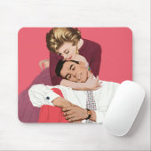 liefde en Romance, Passen getrouwd in roze Muismat (Met muis)