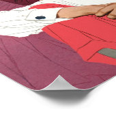  liefde en Romance, Passen getrouwd in roze Poster (Hoek)