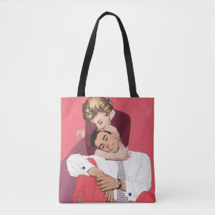  liefde en Romance, Passen getrouwd in roze Tote Bag