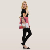 liefde en Romance, Passen getrouwd in roze Tote Bag (Op model)