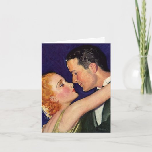  liefde en Romance Retro Hollywood Dank u Bedankkaart (Voorkant)