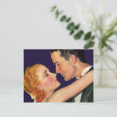 liefde en Romance, Retro Hollywood Films Briefkaart (Staand voorkant)