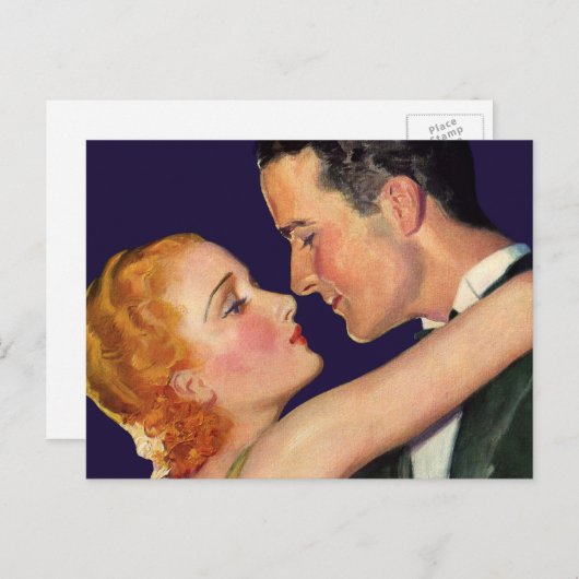 liefde en Romance, Retro Hollywood Films Briefkaart (Voorkant / Achterkant)