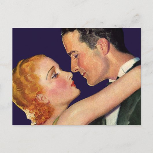 liefde en Romance, Retro Hollywood Films Briefkaart (Voorkant)
