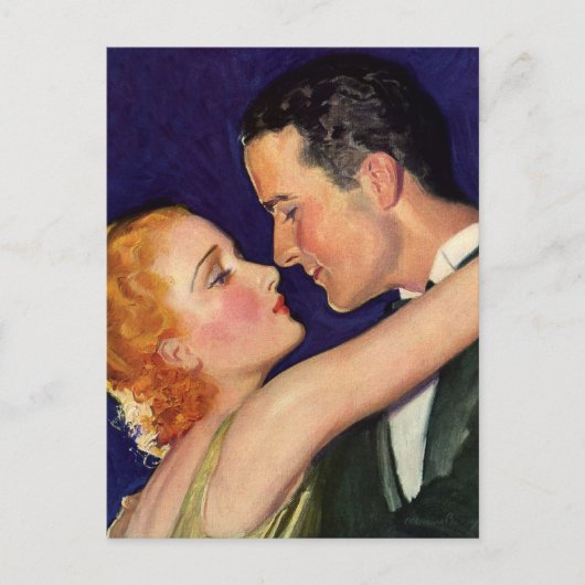 liefde en Romance, Retro Hollywood Films Briefkaart (Voorkant)