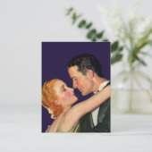  liefde en Romance, Retro Hollywood Films Briefkaart (Staand voorkant)