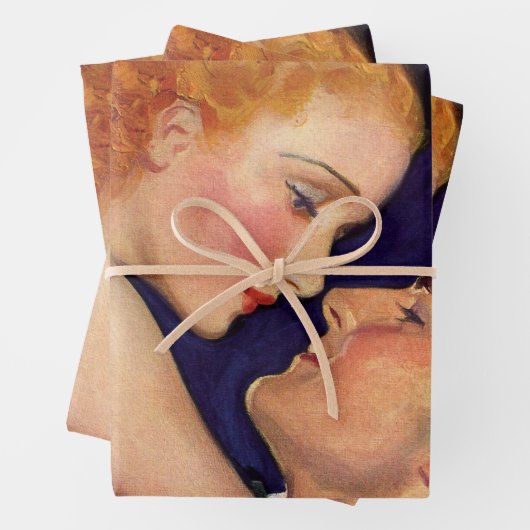  liefde en Romance, Retro Hollywood Films Inpakpapier Vel (In situ)