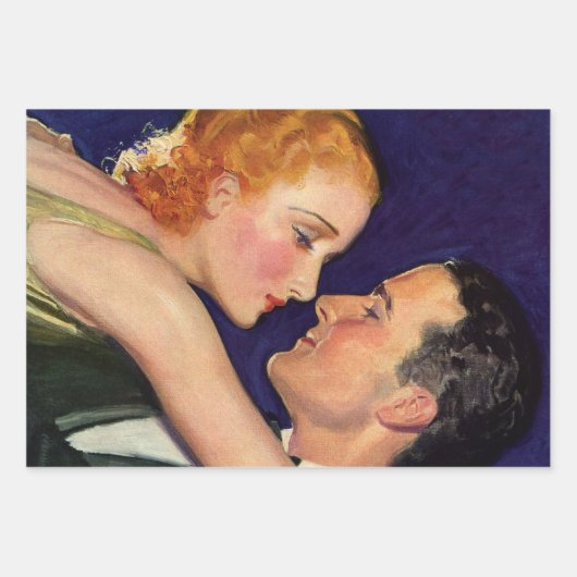  liefde en Romance, Retro Hollywood Films Inpakpapier Vel (Voorkant)