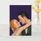  liefde en Romance, Retro Hollywood Films Kaart (Gele Bloem)