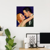 liefde en Romance, Retro Hollywood Films Poster (Thuiskantoor)
