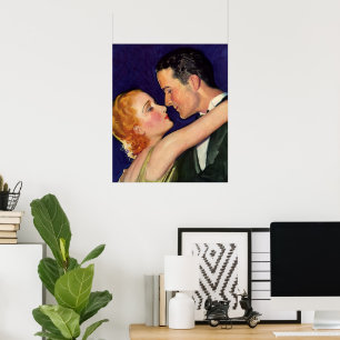  liefde en Romance, Retro Hollywood Films Poster