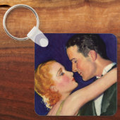  liefde en Romance, Retro Hollywood Films Sleutelhanger (Voorkant)