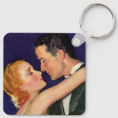  liefde en Romance, Retro Hollywood Films Sleutelhanger (Achterkant)