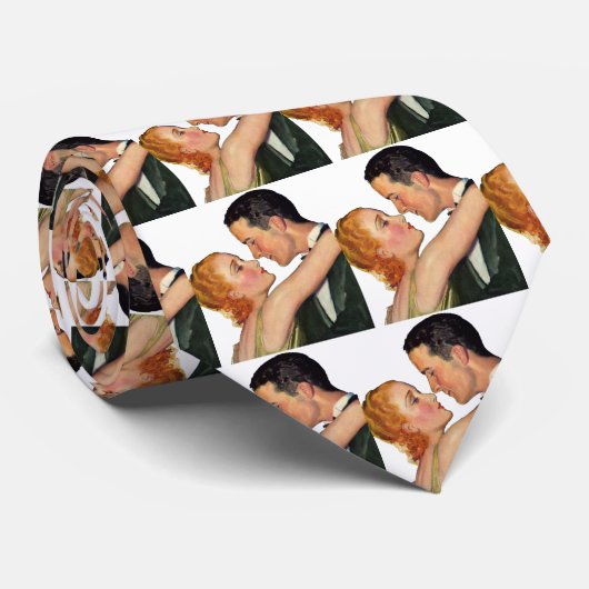  liefde en Romance, Retro Hollywood Films Stropdas (Opgerold)