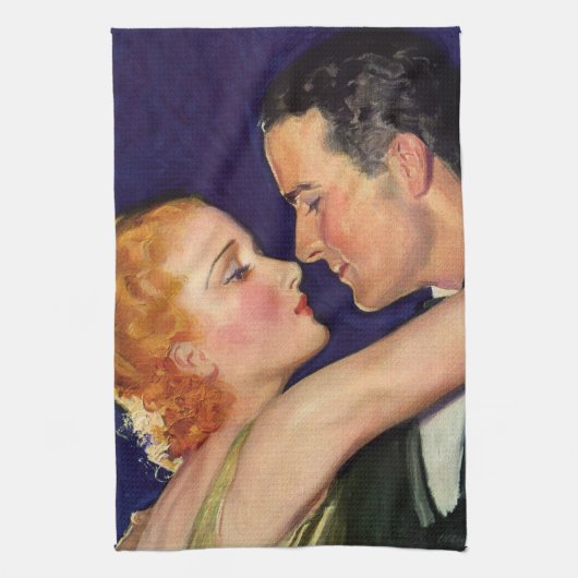  liefde en Romance, Retro Hollywood Films Theedoek (Verticaal)