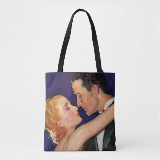  liefde en Romance, Retro Hollywood Films Tote Bag (Voorkant)