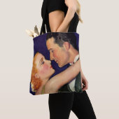  liefde en Romance, Retro Hollywood Films Tote Bag (Dichtbij)