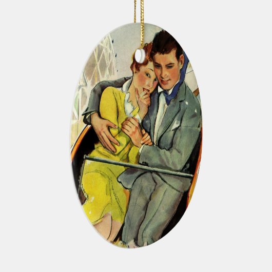  liefde en Romance, Roller Onderzetter Ride Keramisch Ornament (Rechts)