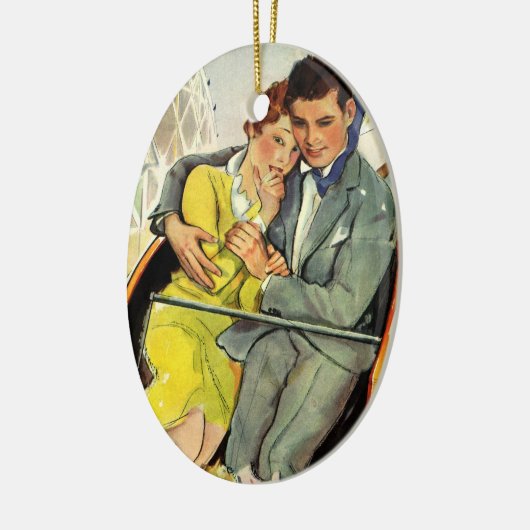  liefde en Romance, Roller Onderzetter Ride Keramisch Ornament (Links)