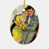  liefde en Romance, Roller Onderzetter Ride Keramisch Ornament (Voorkant)