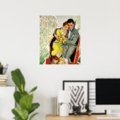  liefde en Romance, Roller Onderzetter Ride Poster (Thuiskantoor)