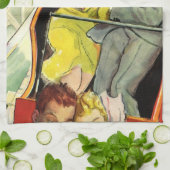  liefde en Romance, Roller Onderzetter Ride Theedoek (Gevouwen)