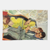  liefde en Romance, Roller Onderzetter Ride Theedoek (Horizontaal)