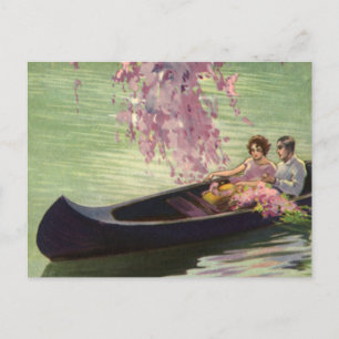  liefde en Romance, Romantic Canoe Ride Briefkaart