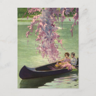  liefde en Romance, Romantic Canoe Ride Briefkaart