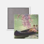  liefde en Romance, Romantic Canoe Ride Magneet (Voorkant / Achterkant)