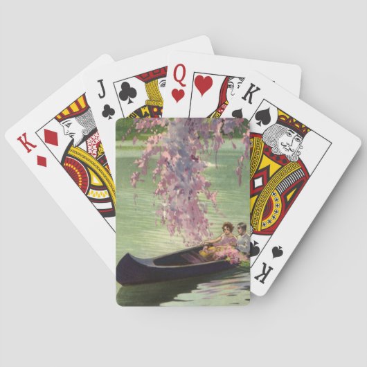liefde en Romance, Romantic Canoe Ride Pokerkaarten (Achterkant)