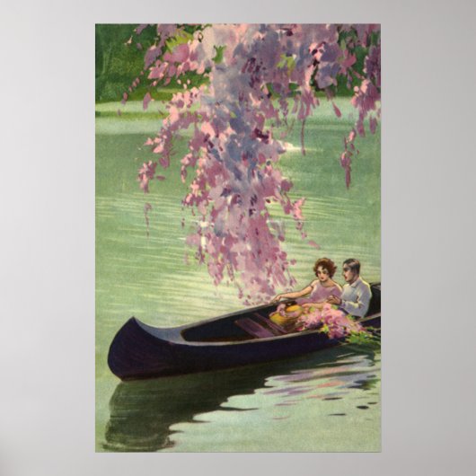  liefde en Romance, Romantic Canoe Ride Poster (Voorkant)