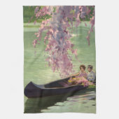  liefde en Romance, Romantic Canoe Ride Theedoek (Verticaal)