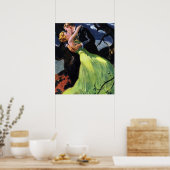  liefde en Romance, Romantic Kiss Poster (Keuken)