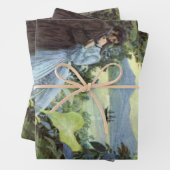 liefde en Romance, Romantisch tropisch Uitzicht Inpakpapier Vel (In situ)