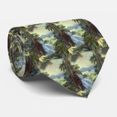  liefde en Romance, Romantisch tropisch Uitzicht Stropdas (Opgerold)