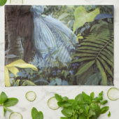  liefde en Romance, Romantisch tropisch Uitzicht Theedoek (Gevouwen)