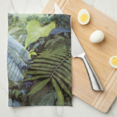  liefde en Romance, Romantisch tropisch Uitzicht Theedoek (Quarter Fold)