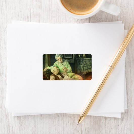  liefde en Romance; Romantische grootouders Etiket (Insitu)