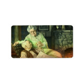  liefde en Romance; Romantische grootouders Etiket (Voorkant)