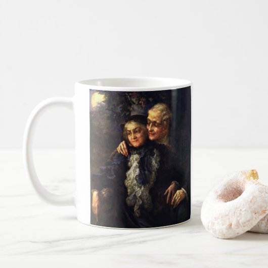liefde en Romance, Romantische Victoriaans kunst Koffiemok (Met donut)