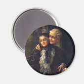  liefde en Romance, Romantische Victoriaans kunst Magneet (Voorkant / Achterkant)