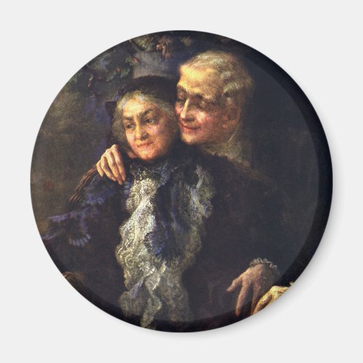  liefde en Romance, Romantische Victoriaans kunst Magneet (Voorkant)