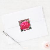 Liefde en Romance Smiles Pink Rose Love Stickers (Envelop)