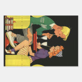  liefde en Romance, Tieners bij de Soda Shop Inpakpapier Vel (Voorkant)