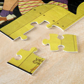  liefde en Romance, Tieners bij de Soda Shop Legpuzzel (Zijkant)