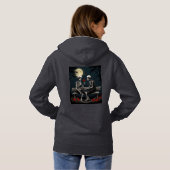 Liefde en Roos Hoodie (Achterkant volledig)